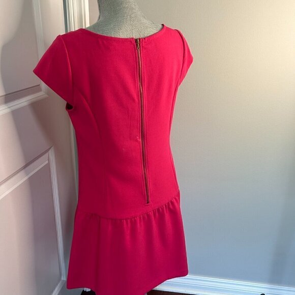 Loft Pink Short Sleeve Dress Size 8 EUC - Picture 2 of 2